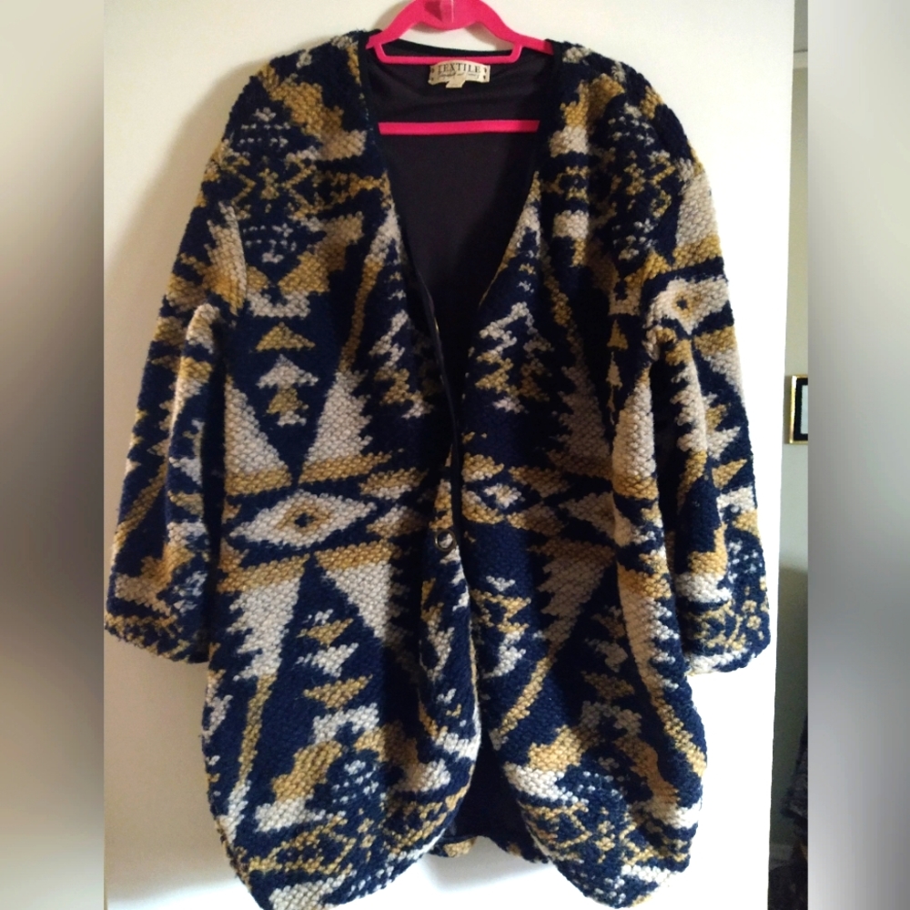 Textile Elizabeth and James Aztec Cardigan M/L